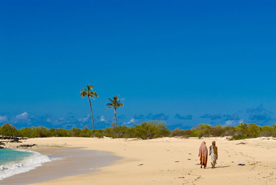 Beautiful sandy beach at Ngazidja, Grand Comore, Comoros