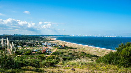 Punta Ballena - a picturesque famous popular seaside in Uruguay