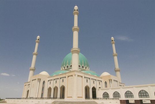 Saparmurat Haji Mosque, Geok Tepe, Turkmenistan