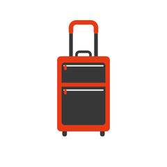 suitcase isolated design 