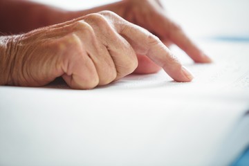 Close-up of two pointing finger