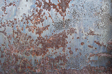Rusted Panel of Steel