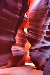 Entrance to Upper and Lower Antelope Canyon near Page,  Arizona