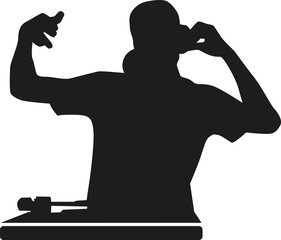 DJ silhouette