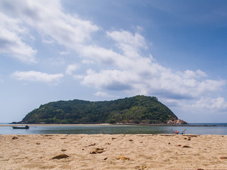 Fototapeta na wymiar Koh Phangan Thailand beach view