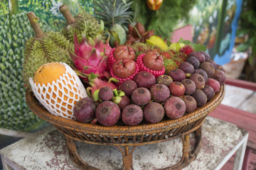 Tropical Fruit in the basket
