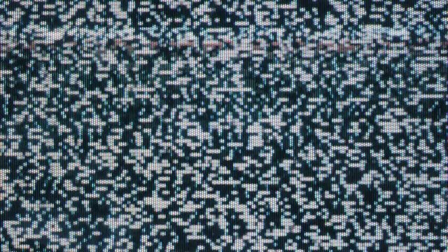 TV static noise close-up long 4K 2160p 30fps UltraHD video - Analog white no signal television noise 4K 3840X2160 UHD footage