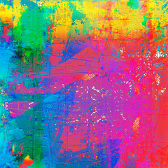 Grunge style abstract color splash background - 113120515