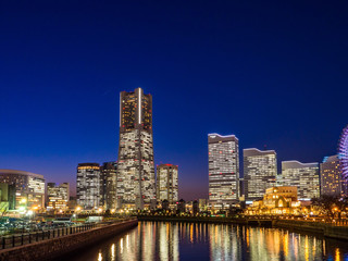 Obraz na płótnie Canvas 横浜の夜景
