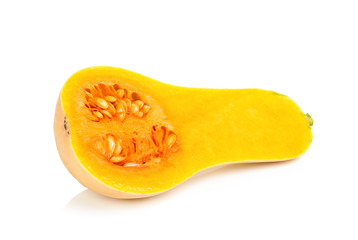 butternut squash isolated on the white