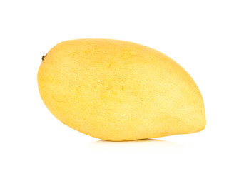 Ripe mango isolated on the white background