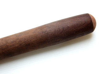 Old wooden pestle