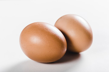 eggs isolated on white background