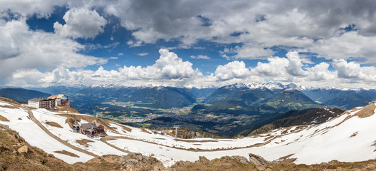 Gipfelpanorama auf dem Kronplatz (2275 m)