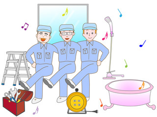 住宅設備業者のエクササイズ