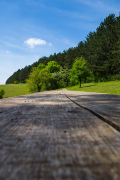 Holzbank Altm&uuml;hltal-Panoramaweg