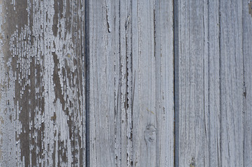 Background. Texture. Old blue painted planks.