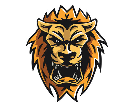 Leadership Animal Logo - King of The Jungle Character