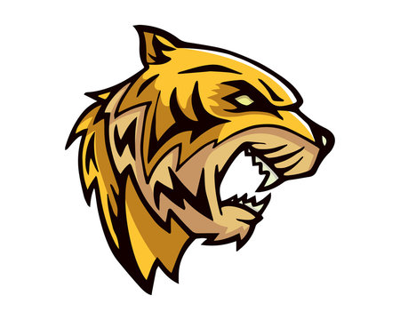 Leadership Animal Logo - Fierce Tiger Character