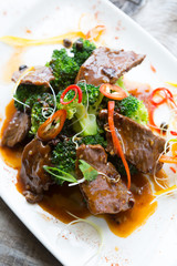 Chinese spicy fried meat