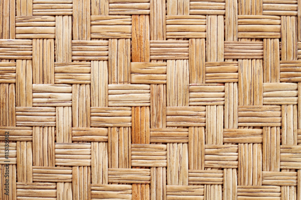 Canvas Prints Woven rattan mat for pattern and background