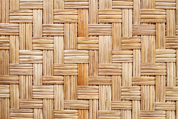 Woven rattan mat for pattern and background