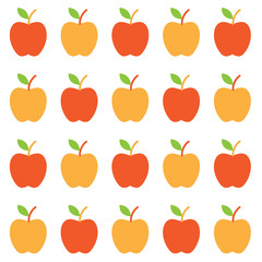 Apple icon pattern. Vector design.
