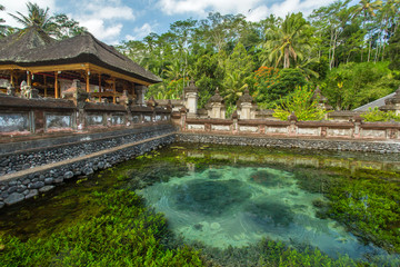 Fototapeta na wymiar Pura Tirta Empul Temple, Bali, Indonesia.