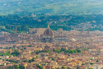 Fototapeta na wymiar Florence ,Firenze view from Terrazzo Fiesole,Italy,Tuscany