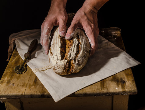 Homemade bread rustic sourdough