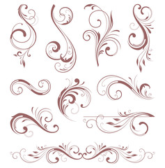 Vector Scroll Set