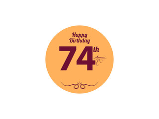 Happy Birthday vintage logo
