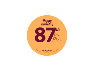 Happy Birthday vintage logo