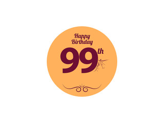 Happy Birthday vintage logo