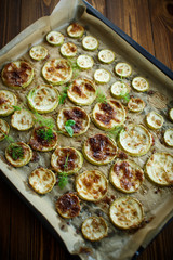 zucchini baked with sauce