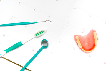 toothbrush and toothpaste from top view
