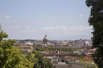 Cityscape view of Rome