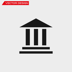 Vector bank icon