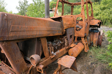Rostiger Traktor