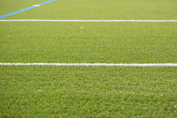 Obraz premium 人工芝のサッカー場