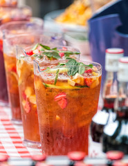 Pimm's Pitchers, Outdoor Summer Bar.