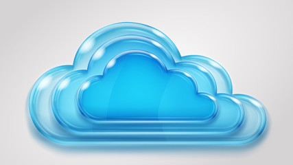 Glass multilayered cloud