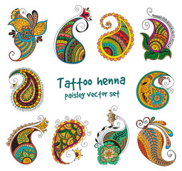 tattoo henna element