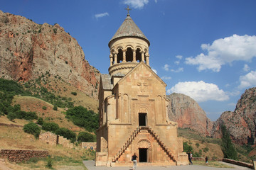 Fototapeta na wymiar Norawank ist ein armenisches Kloster aus dem 13. Jahrhundert . Wichtigsten Touristenattraktionen Armeniens, UNESCO Weltkulturerbes.