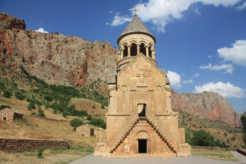 Fototapeta na wymiar Norawank ist ein armenisches Kloster aus dem 13. Jahrhundert . Wichtigsten Touristenattraktionen Armeniens, UNESCO Weltkulturerbes.