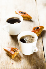 Coffee with baklava