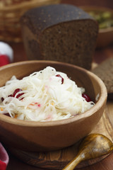 Sauerkraut with cranberries