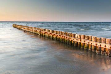 beautiful view of Polish Baltic Sea