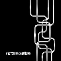 Abstract background with tubes