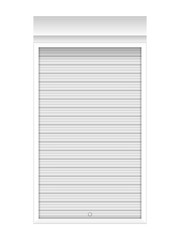 Window with rolling shutters